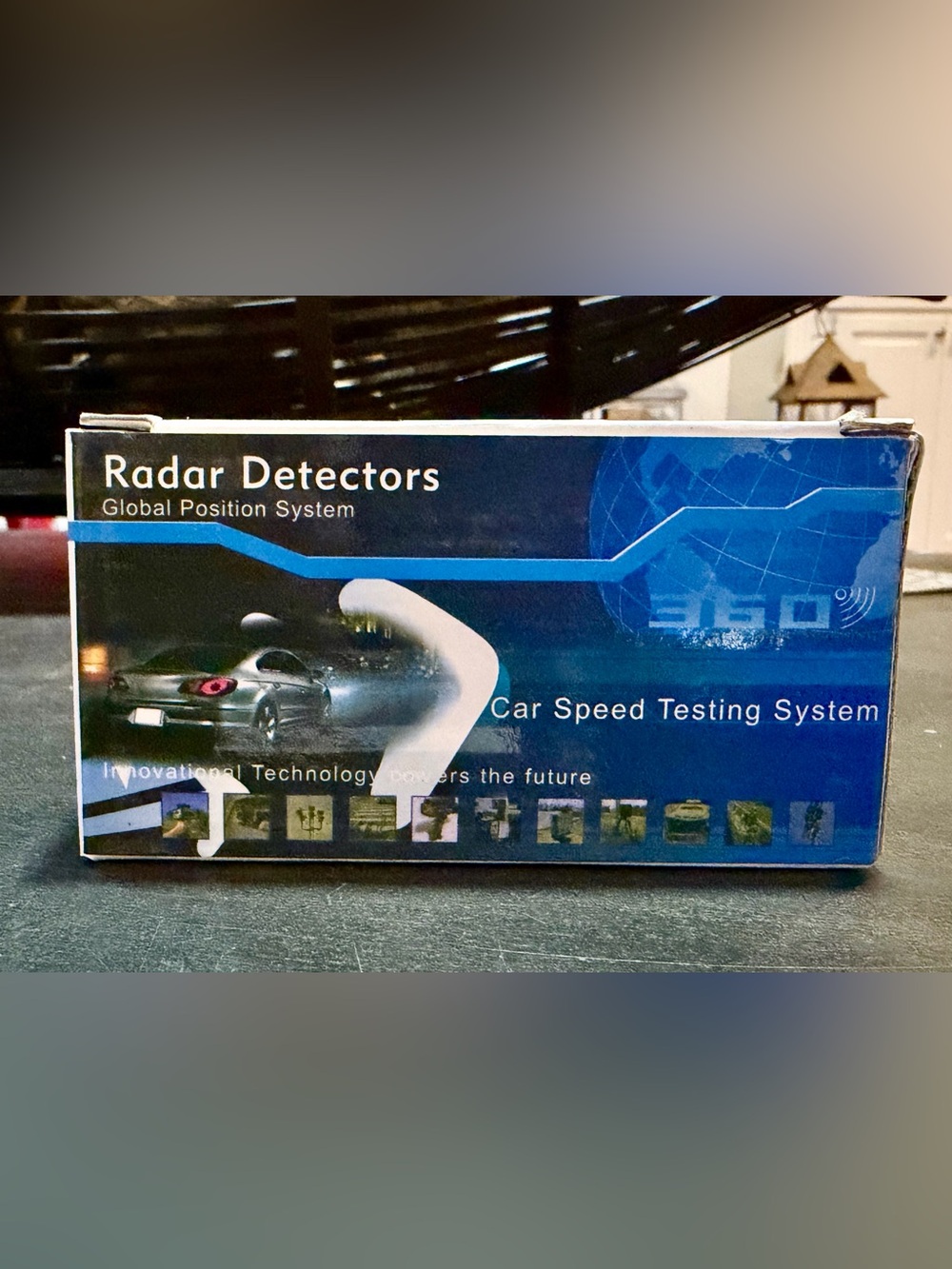 STR555 GPS Radar Detector 360 Full-Band Laser Mute, Car Charger, Guide